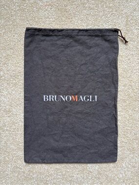 BRUNO MAGLI Dark Brown Drawstring Dust Bag